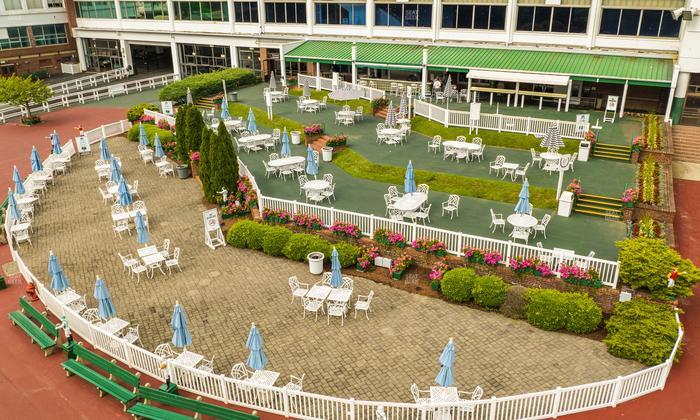 Monmouth Park - Section Ladys Secret Table 44 Seat View