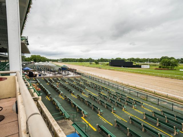 Monmouth Park - Section Patio Rooftop Terrace Seat View