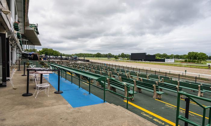 Monmouth Park - Section Patio Teletheater Seat View