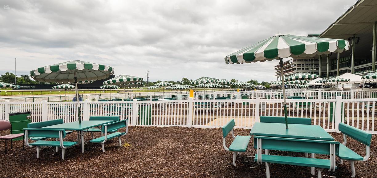 Monmouth Park - Section Picnic Area 03 Table 14 Seat View