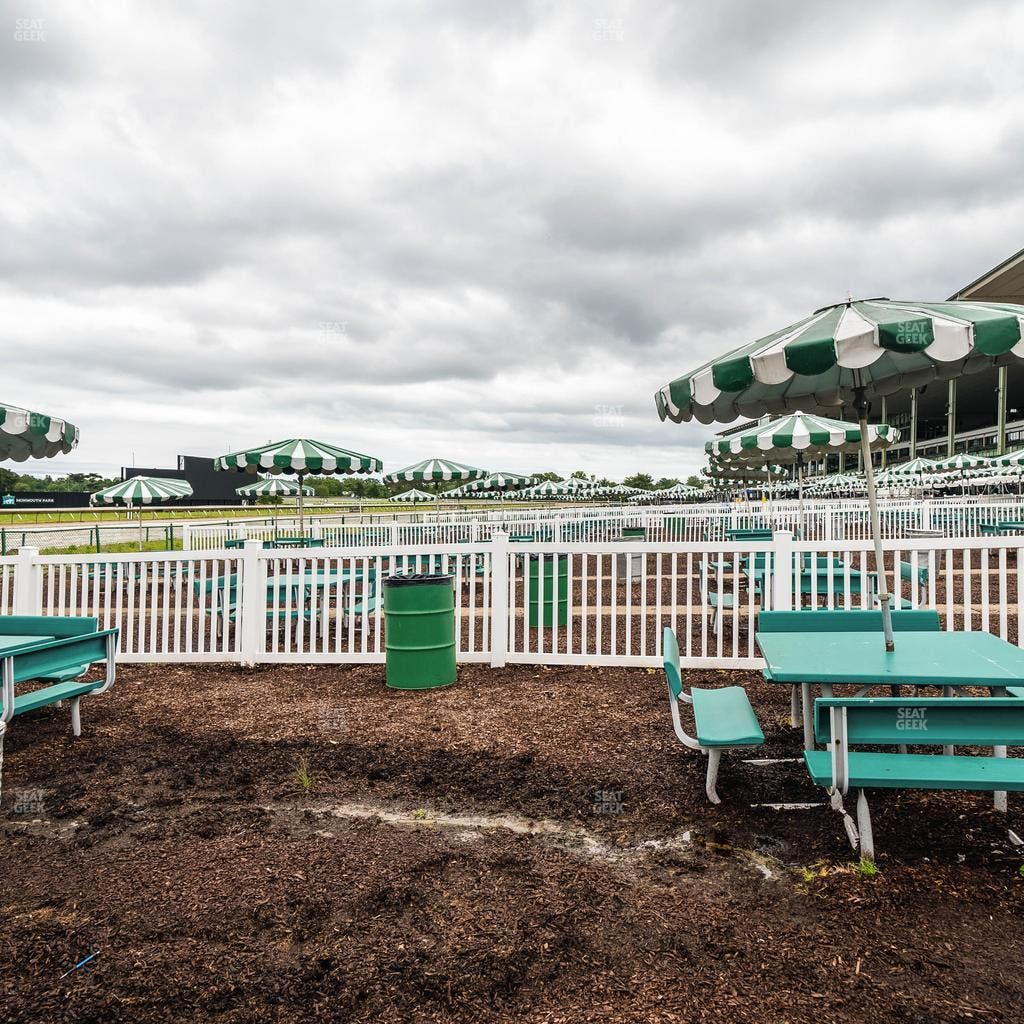 Monmouth Park - Section Picnic Area 05 Table 10 Seat View