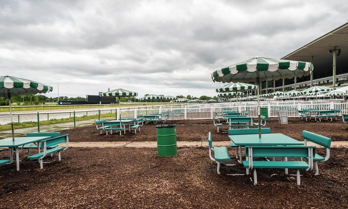 Monmouth Park - Section Picnic Area 05 Table 8 Seat View