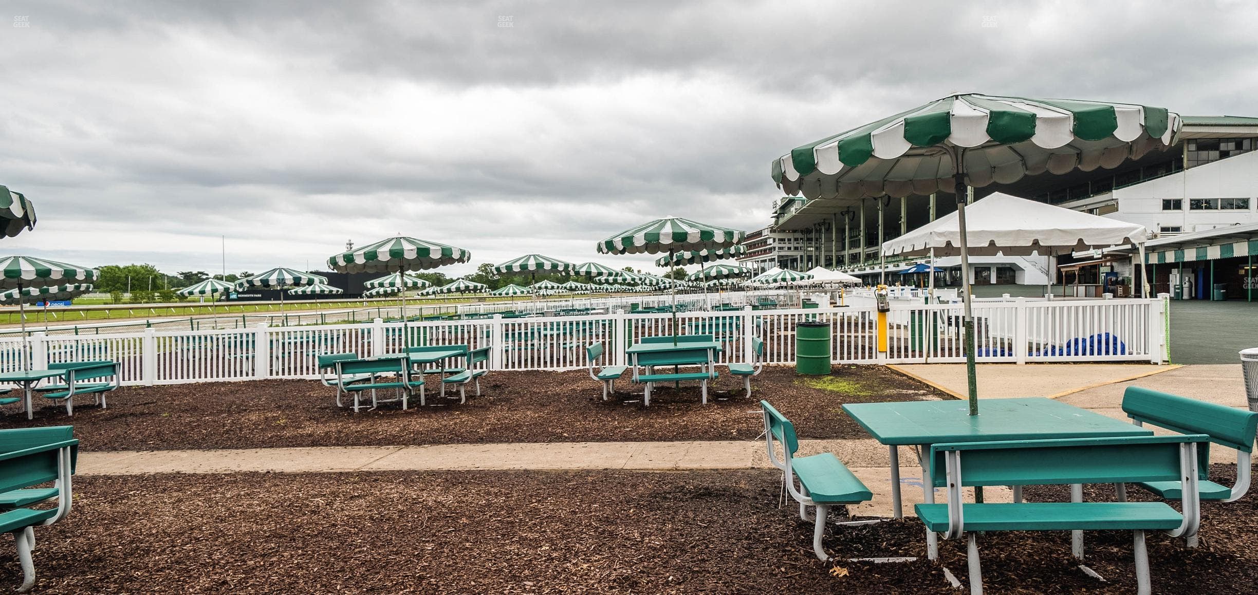Monmouth Park - Section Picnic Area 07 Table 12 Seat View
