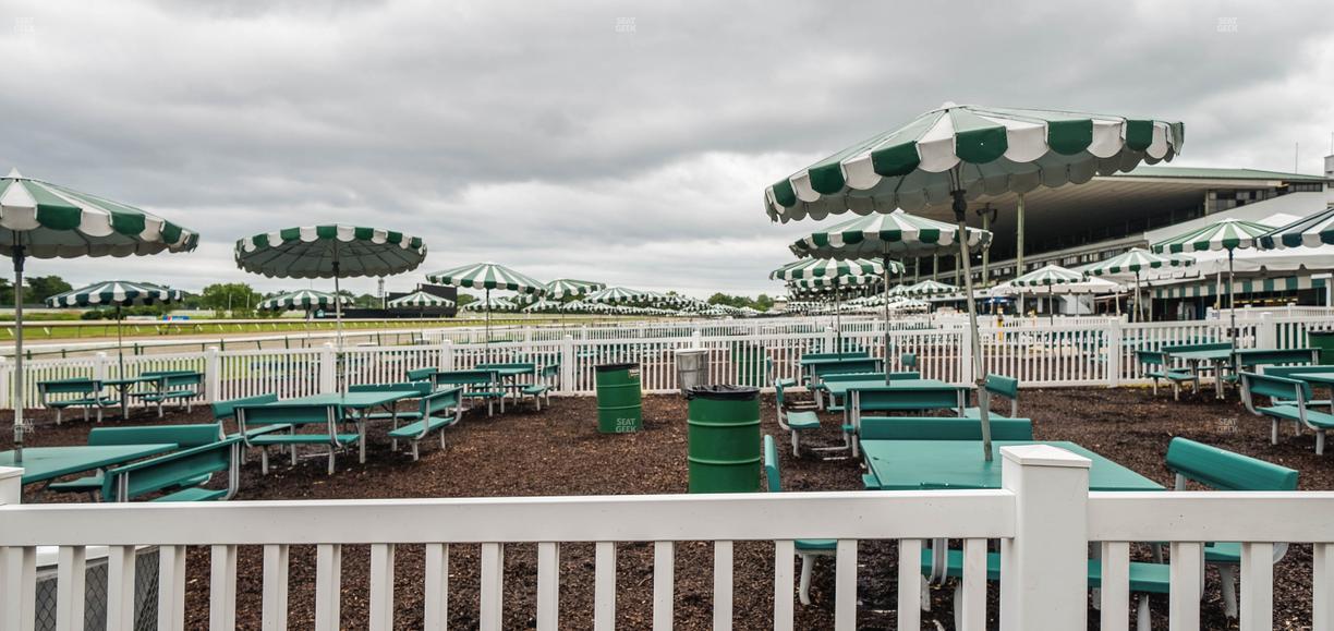 Monmouth Park - Section Picnic Area 09 Table 14 Seat View