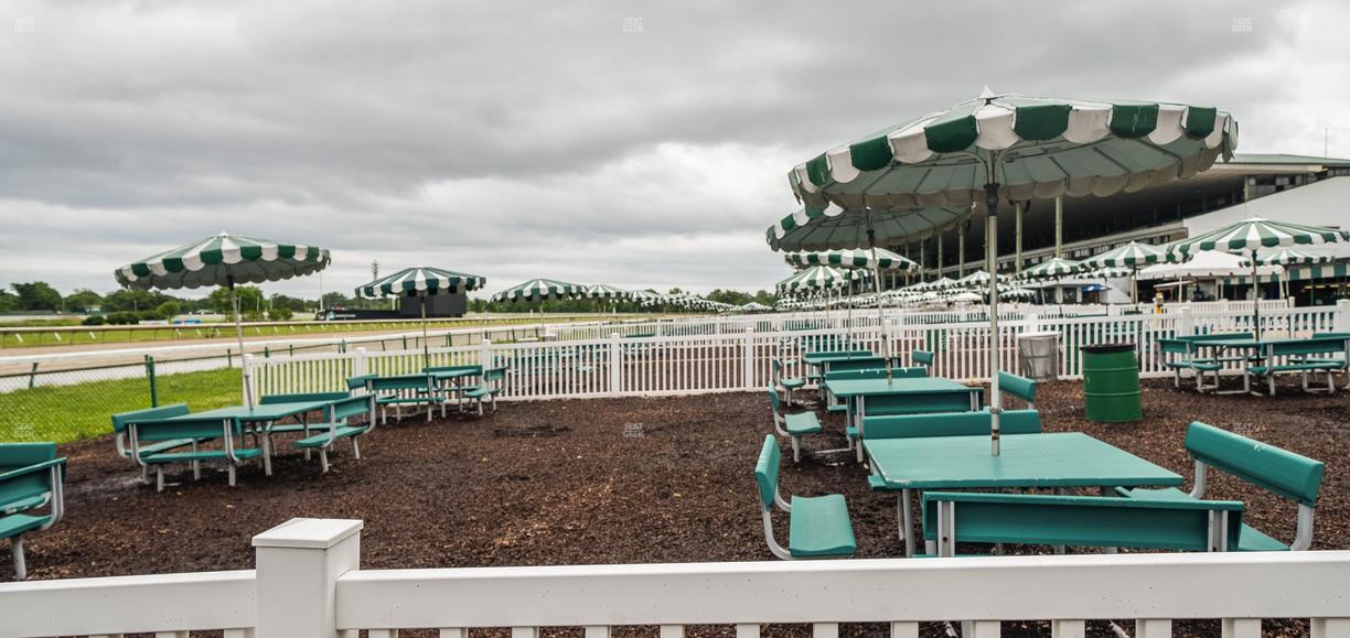 Monmouth Park - Section Picnic Area 09 Table 15 Seat View