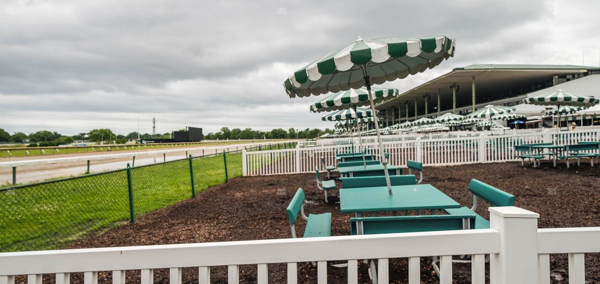 Monmouth Park - Section Picnic Area 09 Table 16 Seat View