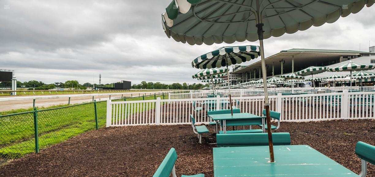 Monmouth Park - Section Picnic Area 09 Table 24 Seat View