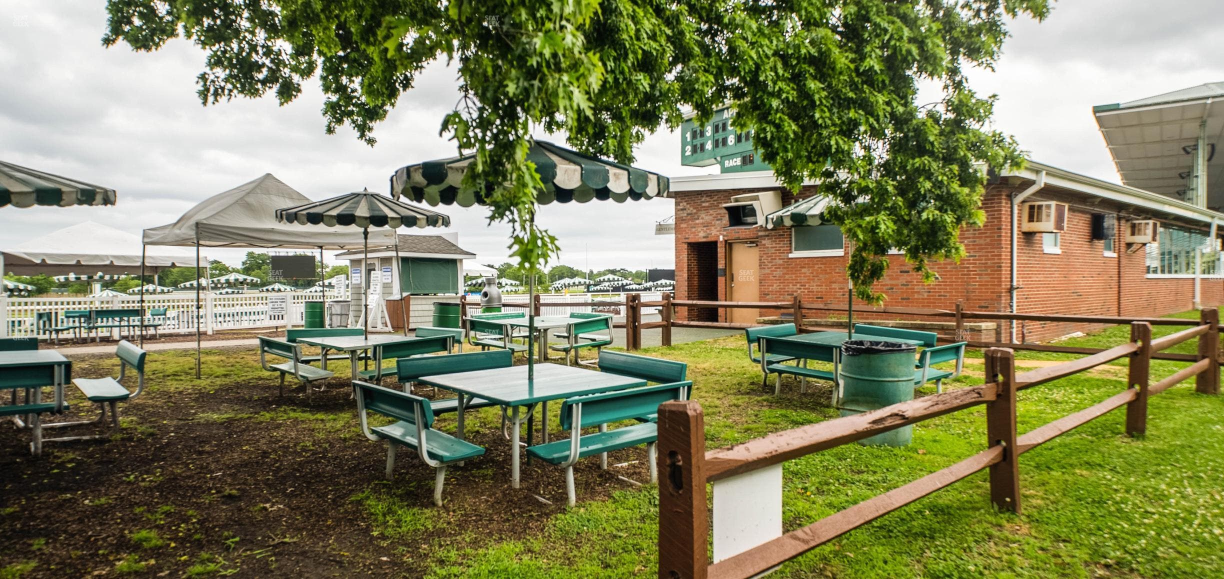 Monmouth Park - Section Picnic Area 13 Table 9 Seat View