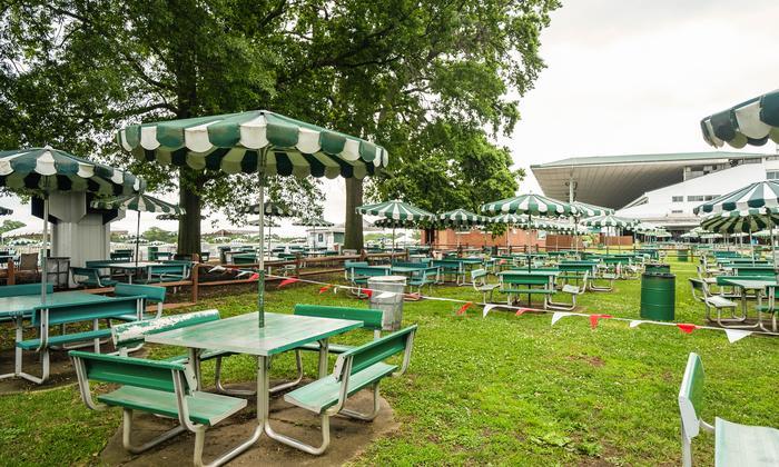 Monmouth Park - Section Picnic Area 15 Table 31 Seat View