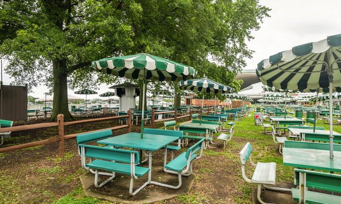 Monmouth Park - Section Picnic Area 15 Table 38 Seat View