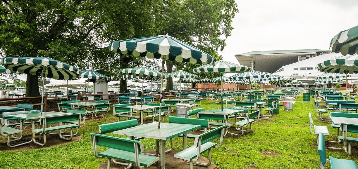 Monmouth Park - Section Picnic Area 15 Table 40 Seat View