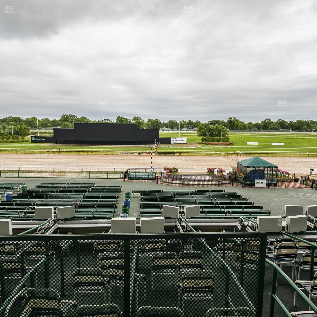 Monmouth Park - Section Presidents Box Seat View