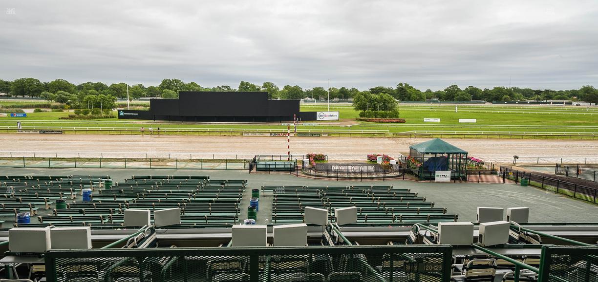 Monmouth Park - Section Presidents Box Seat View