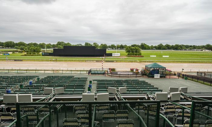 Monmouth Park - Section Presidents Box Seat View