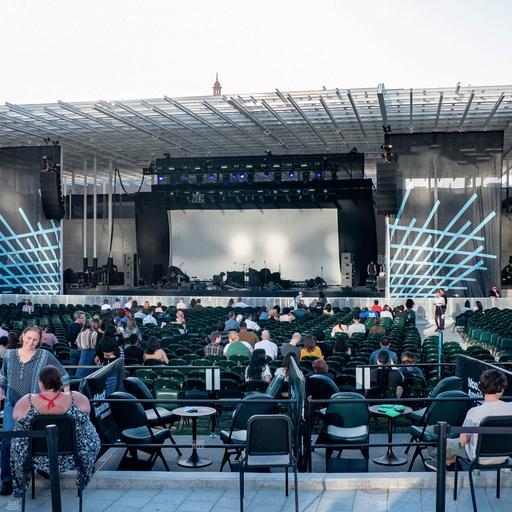 Moody Amphitheater - Section Reserved Lawn Seat View