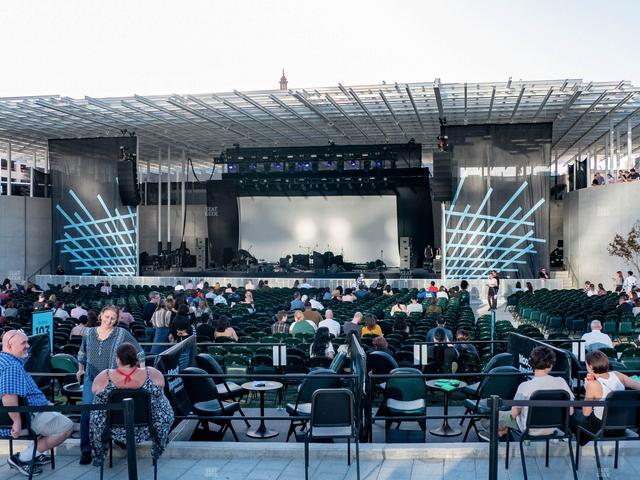 Moody Amphitheater - Section Reserved Lawn Seat View