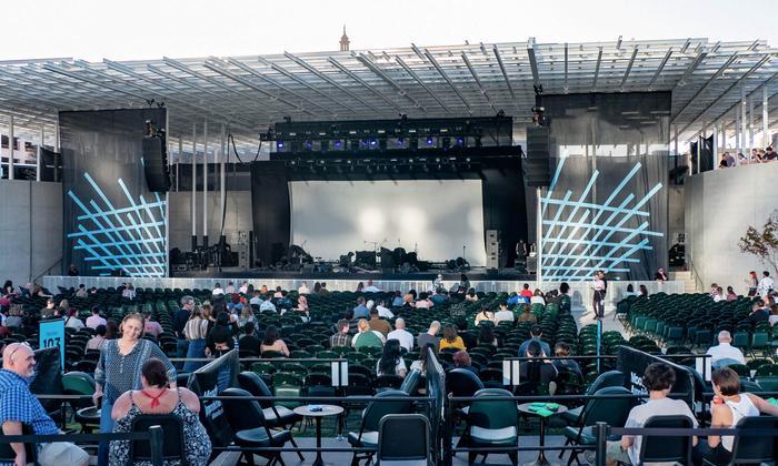 Moody Amphitheater - Section Reserved Lawn Seat View