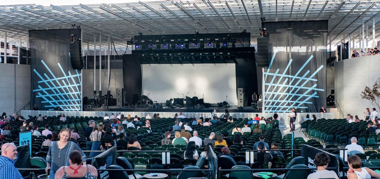 Moody Amphitheater - Section Reserved Lawn Seat View