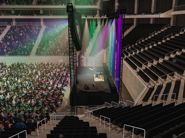 Moody Center ATX - Section 105 W Seat View