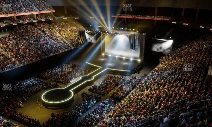 Moody Center ATX - Section 210 W Seat View