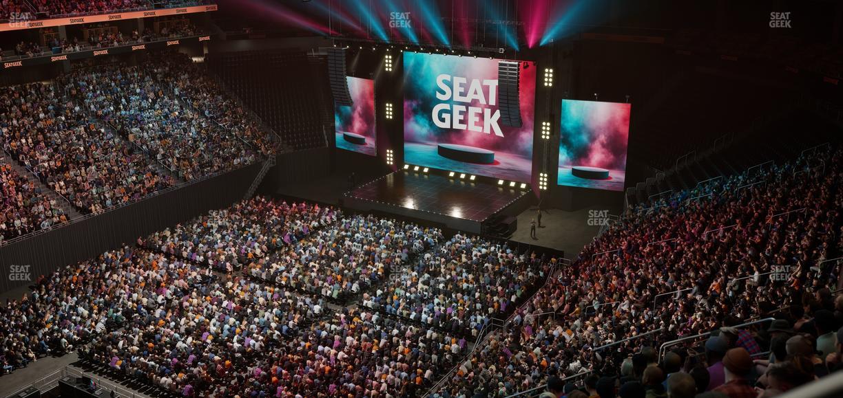 Moody Center ATX - Section 210 W Seat View