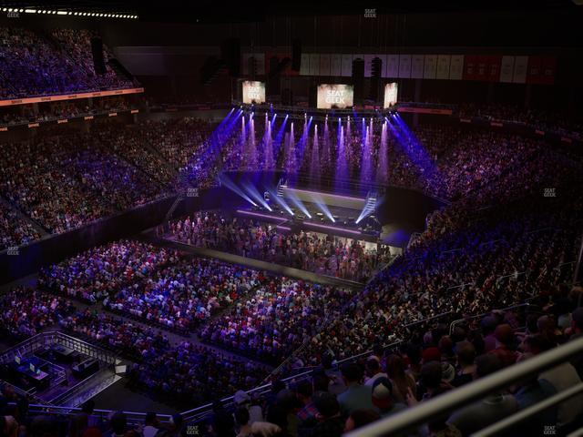 Moody Center ATX - Section 210 W Seat View