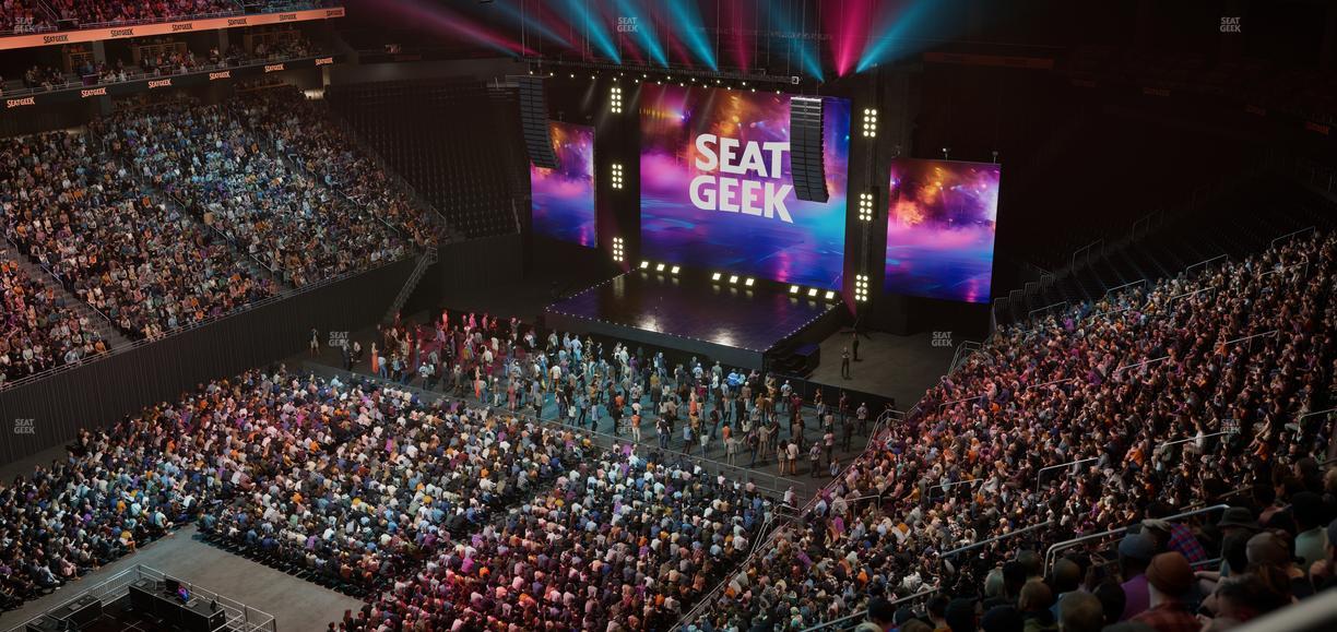 Moody Center ATX - Section 210 W Seat View