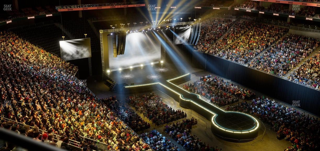 Moody Center ATX - Section 215 W Seat View