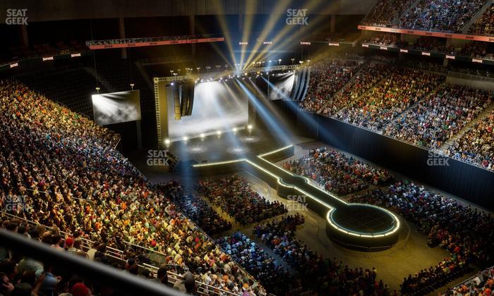 Moody Center ATX - Section 215 W Seat View