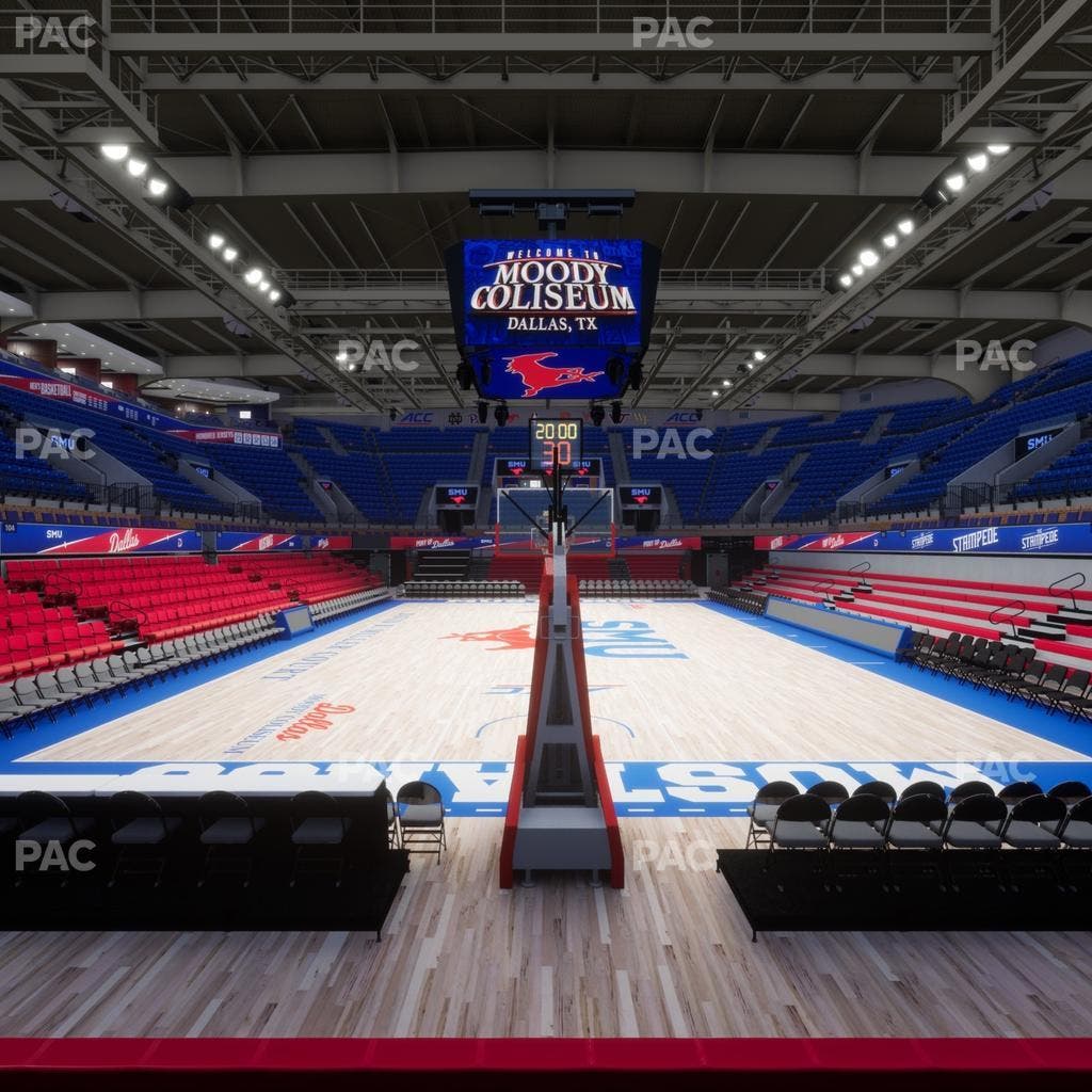 Moody Coliseum - Section 100 Seat View