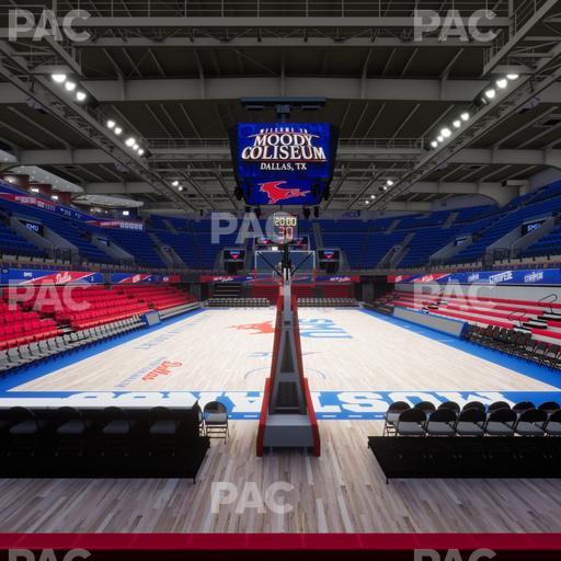 Moody Coliseum - Section 100 Seat View