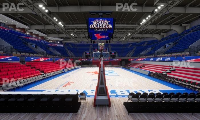 Moody Coliseum - Section 100 Seat View