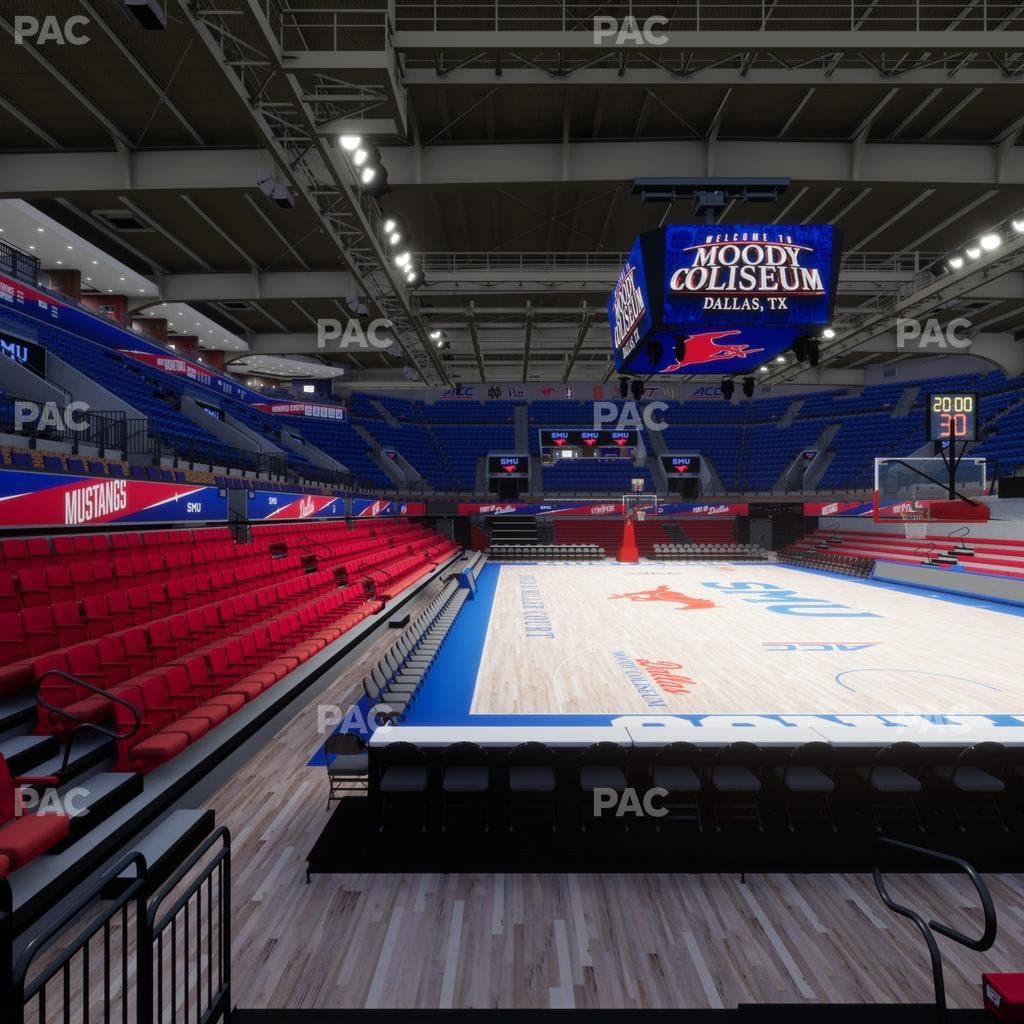 Moody Coliseum - Section 101 Seat View