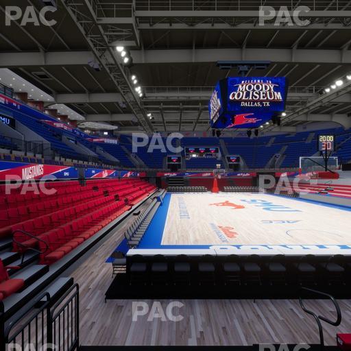 Moody Coliseum - Section 101 Seat View