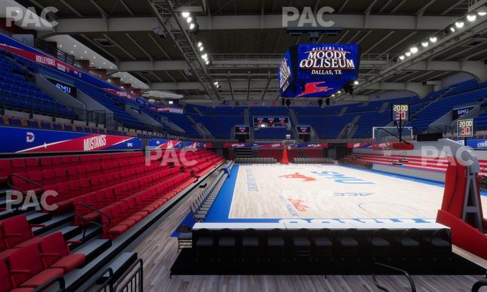 Moody Coliseum - Section 101 Seat View