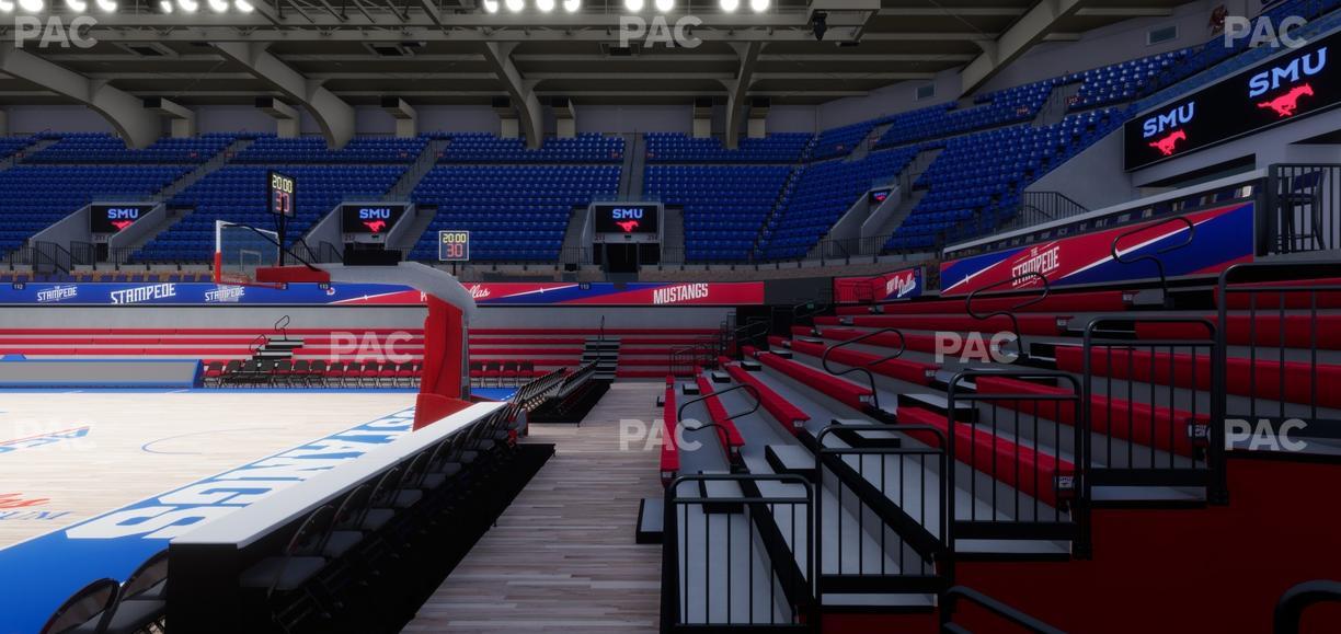 Moody Coliseum - Section 102 Seat View