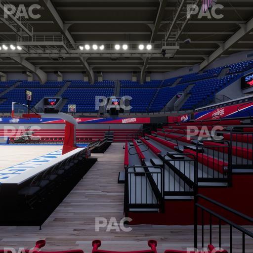 Moody Coliseum - Section 102 Seat View