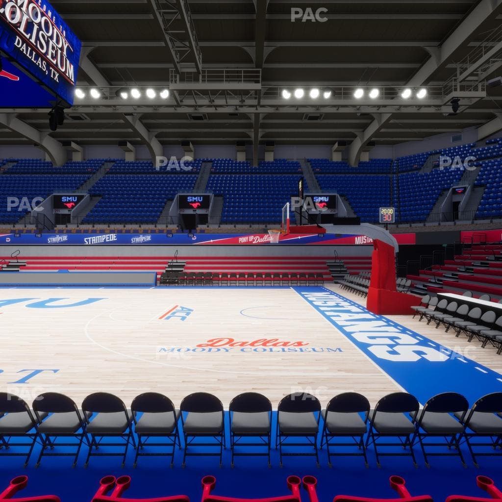 Moody Coliseum - Section 103 Seat View
