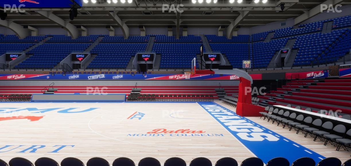 Moody Coliseum - Section 103 Seat View