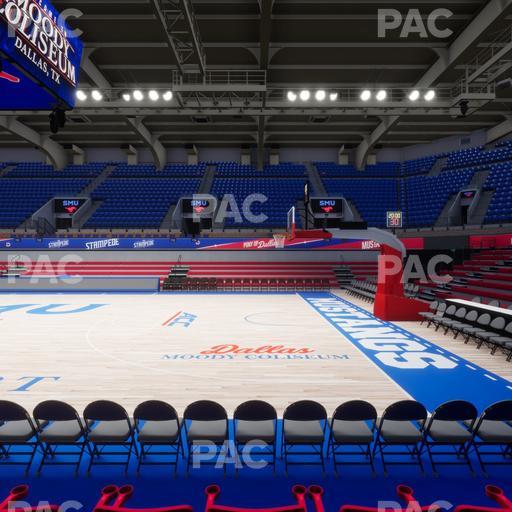 Moody Coliseum - Section 103 Seat View