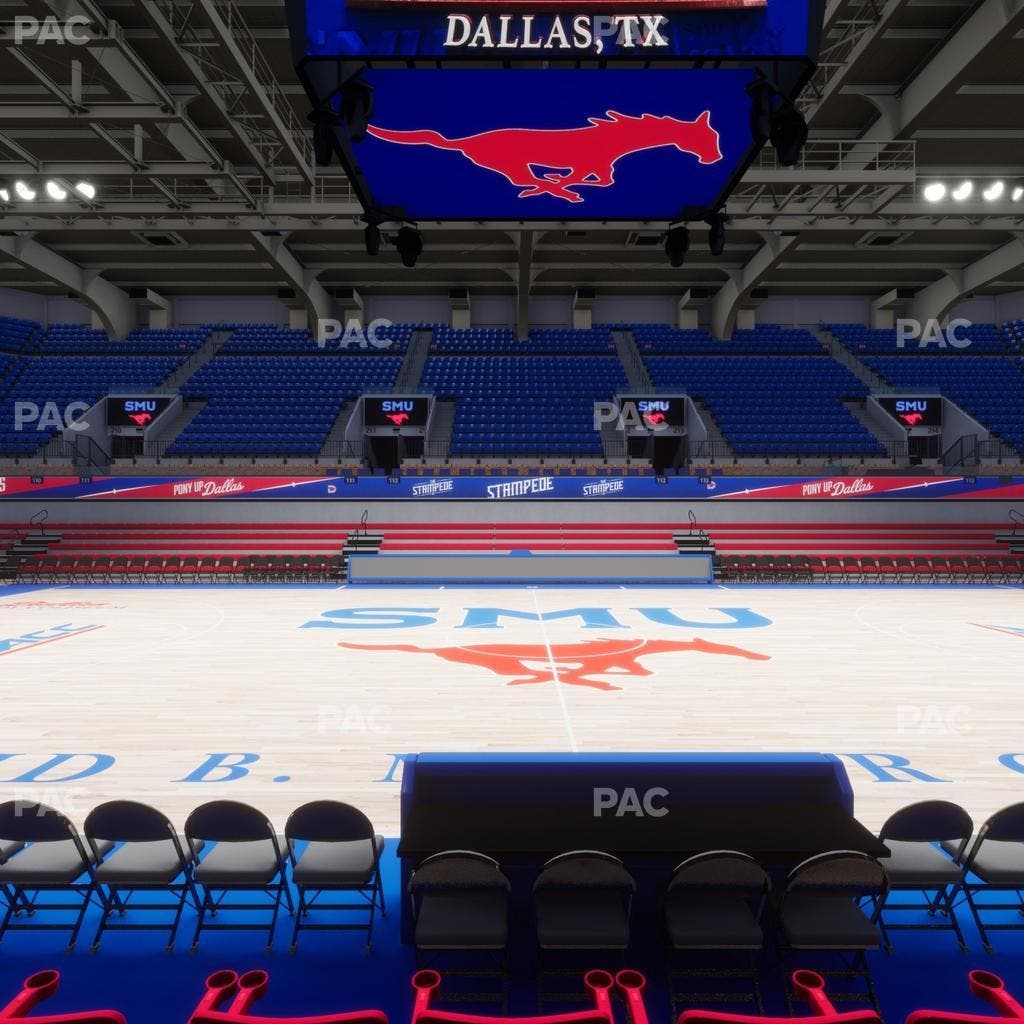 Moody Coliseum - Section 104 Seat View