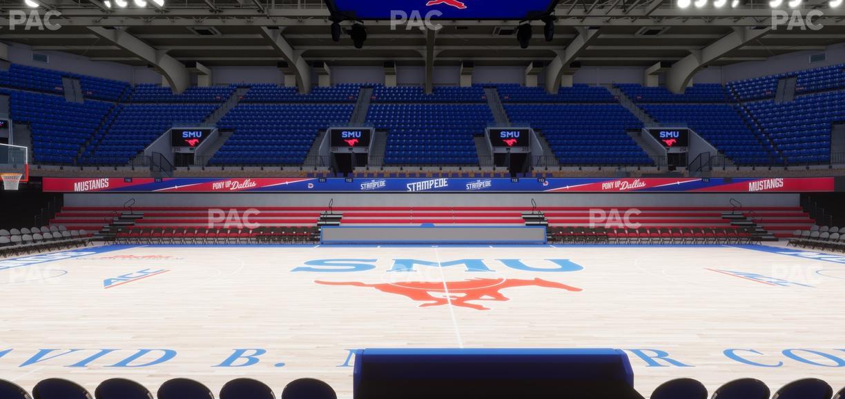 Moody Coliseum - Section 104 Seat View