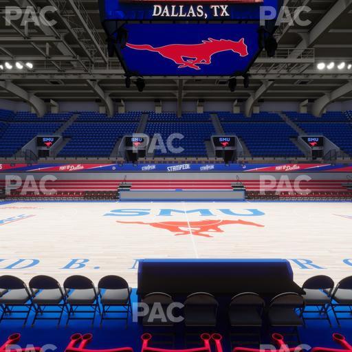 Moody Coliseum - Section 104 Seat View