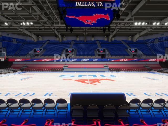 Moody Coliseum - Section 104 Seat View