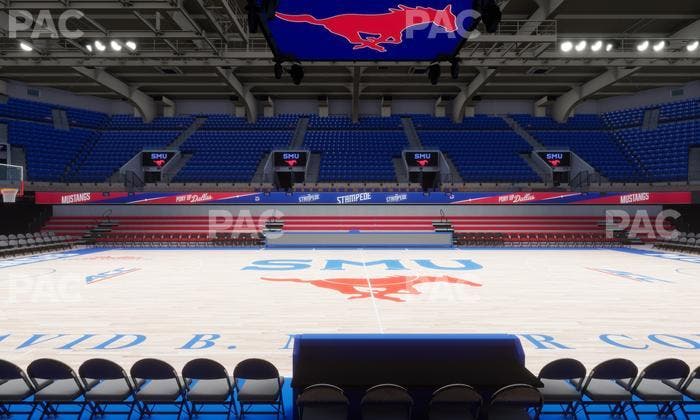 Moody Coliseum - Section 104 Seat View