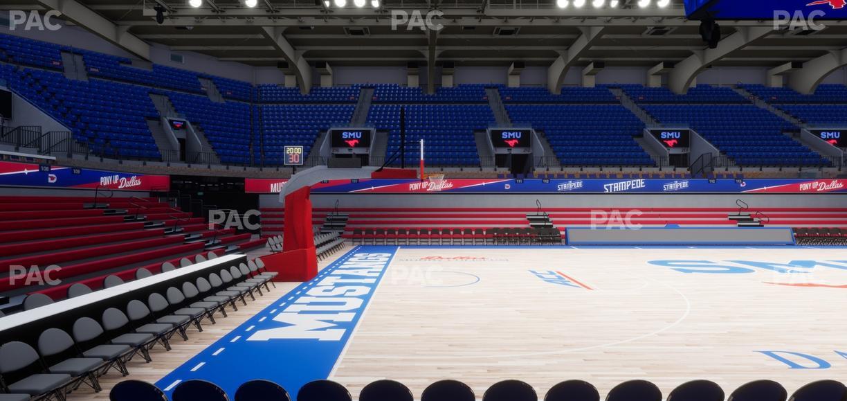 Moody Coliseum - Section 105 Seat View