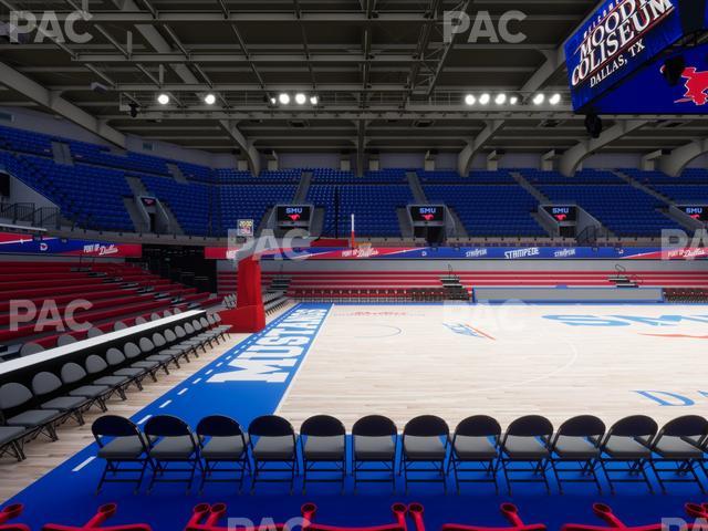 Moody Coliseum - Section 105 Seat View Moody Coliseum - Section 105 Seat View