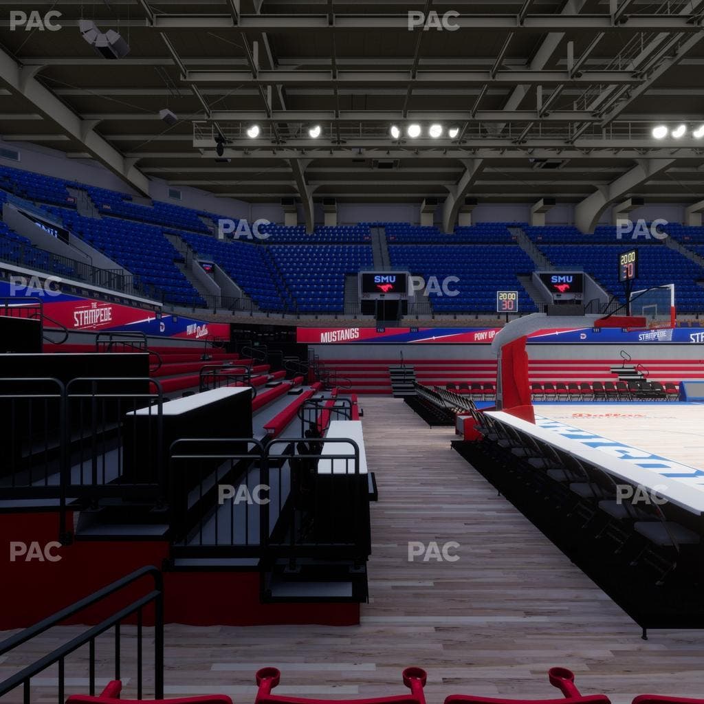 Moody Coliseum - Section 106 Seat View