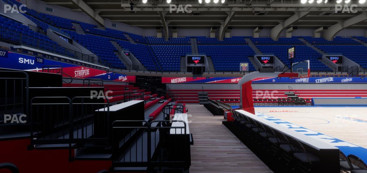 Moody Coliseum - Section 106 Seat View