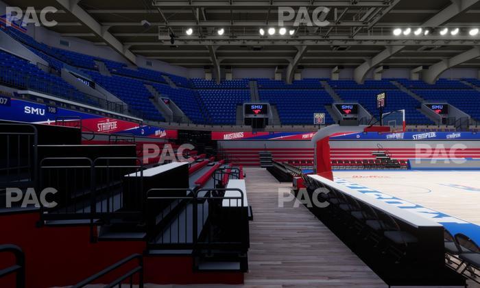 Moody Coliseum - Section 106 Seat View